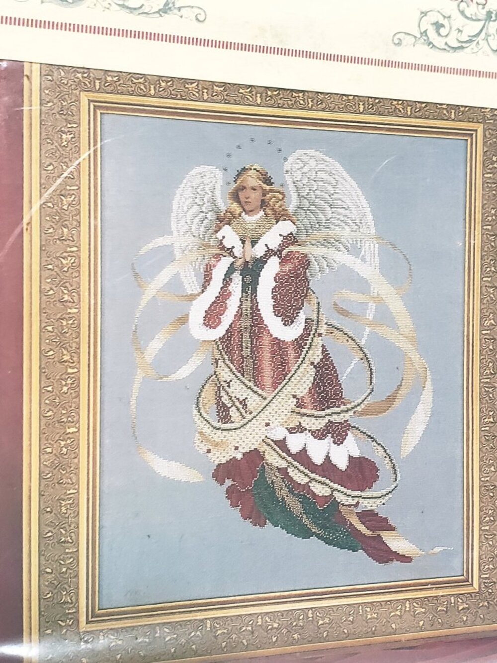 Angel of Christmas Counted Cross Stitch Pattern 1996 Lavender and Lace L&L39